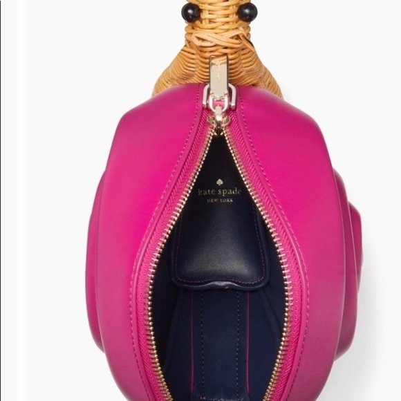 NEW Kate Spade Scarlett Snail Wicker Crossbody - Picture 8 of 8